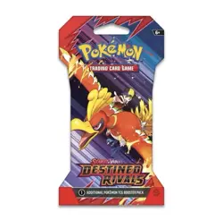 (4) POKEMON TCG SCARLET & VIOLET DESTINED RIVALS SLEEVED BOOSTERS FULL ART SET - Image 2