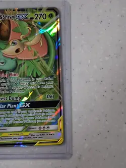 Pokemon TCG Venusaur Snivy GX Cosmic Eclipse Card 1/236 NM Condition - Image 3