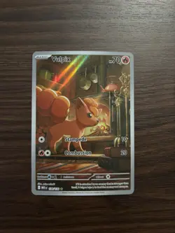 Pokemon Vulpix 138/132 Me01: Mega Evolution Illustration Rare Holo - Image 1