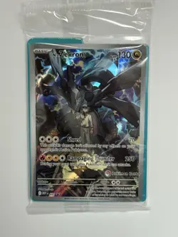 Ascended Heroes N’s Zekrom Holo Card Pokemon Center Stamped ETB Promo (SEALED) - Image 1