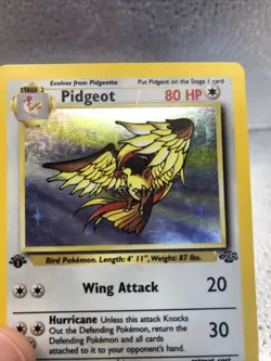 Pidgeot 8/64 Rare Jungle Holo 1st Edition Pokemon - Image 4