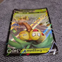Pokemon Go Card Alolan Exeggutor V Swsh225 Black Star Promo - Image 4