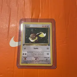 Pokemon TCG Eevee 55/82 1st Edition Team Rocket Common WOTC vintage - Image 1
