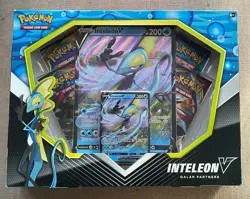 Pokemon Inteleon V Galar Partners Box Factory Sealed Promo card with evolutions - Image 1