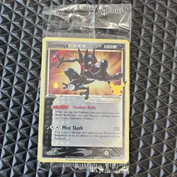 Pokemon TCG Greninja Gold Star SWSH144 Celebrations Black Star Promo NEW/SEALED - Image 1