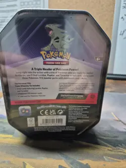 Pokemon Tyranitar Triple Whammy Collector Tin Sealed (143) - Image 2