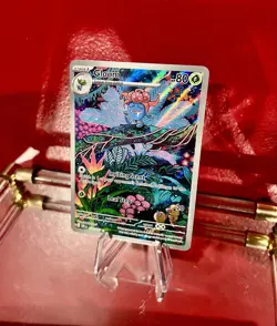 Pokemon CCG Gloom Illustration Rare 198/197 SV03: Obsidian Flames Holo NEW CLEAN - Image 1