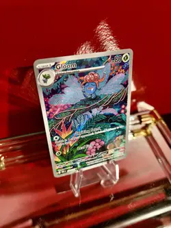 Pokemon CCG Gloom Illustration Rare 198/197 SV03: Obsidian Flames Holo NEW CLEAN - Image 2