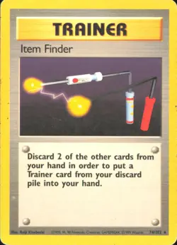 Pokemon TCG - Item Finder Base Set 074/102 HP - Image 1