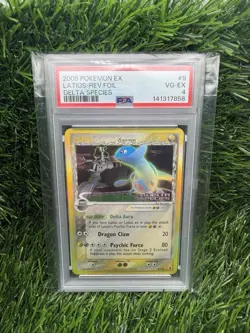 PSA 4 Latios Reverse Holo Foil Rare #9 EX Delta Species Stamped 2005 Pokemon - Image 1