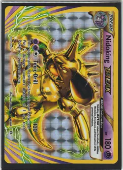 Nidoking BREAK 46/108 Rare BREAK Evolutions Pokemon NM - Image 1
