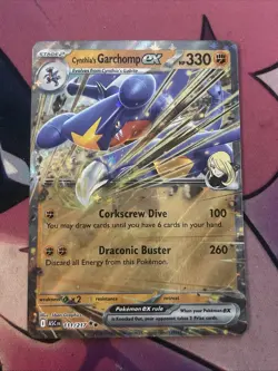 Cynthia’s Garchomp ex 111/217 Double Rare - Pokemon TCG Ascended Heroes - NM - Image 1