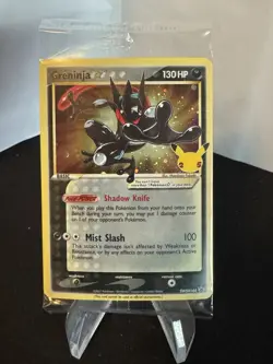 Pokemon TCG Greninja Gold Star Celebrations Promo Sealed SWSH144 #5 - Image 1