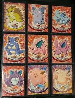 NM/LP *MIXED* Label 1999 Topps Pokemon Series 1 COMPLETE SET 90/90 EXCELLENT - Image 5