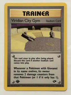 Viridian City Gym Challenge 1st Edition Uncommon Card 123/132 Pokemon TCG - Image 1
