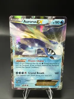 Pokemon TCG Aurorus EX Black Star Promos Holo Card XY102 - Image 1