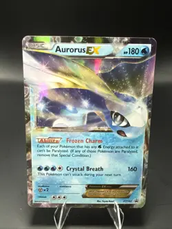 Pokemon TCG Aurorus EX Black Star Promos Holo Card XY102 - Image 2