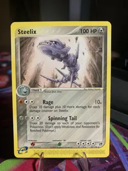 Pokemon TCG EX Sandstorm Steelix 23/100 Nintendo E-Series Rare Card - Image 1