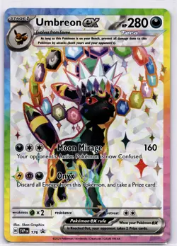 Umbreon ex - 176 - SVP SV: Scarlet & Violet Promo Cards #SVP 176 Promo Normal NM - Image 1