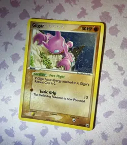 Gligar 57/115 Unseen Forces Stamped Reverse Holo Pokemon Card Moderate Play MP - Image 1