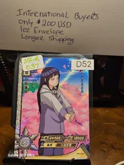 Young Hinata Hyuga Card NR-R-037 – Destiny Awaits! Naruto Kayou Power! - Image 1