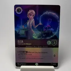 Frozen Elsa-Exploring the Unknown Character Card #208/204 FOIL Disney Lorcana - Image 1