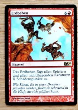 Mtg Magic: Earthquake / Erdbeben, DEUTSCH, Excellent - Image 1