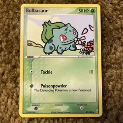 Pokemon TCG Bulbasaur EX Crystal Guardians 45/100 Regular Common - Image 1