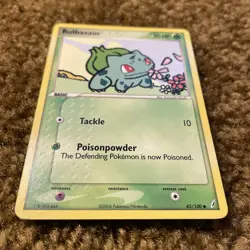 Pokemon TCG Bulbasaur EX Crystal Guardians 45/100 Regular Common - Image 3