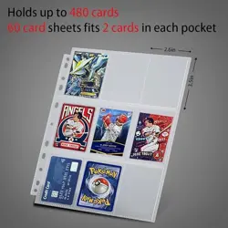 Pokemon Card Book 900 Pockets Trading Cards Pages Sleeves 3 Ring Binder Baseball - Image 4