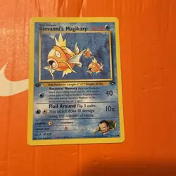 Pokemon TCG Giovanni's Magikarp 73/132 Gym Challenge 1st Edition WOTC vintage - Image 3