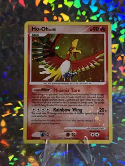 Pokemon TCG - Ho-Oh Holo Bleed with Swirl - Secret Wonders English - MP 10/132 - Image 1