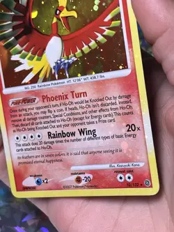 Pokemon TCG - Ho-Oh Holo Bleed with Swirl - Secret Wonders English - MP 10/132 - Image 4