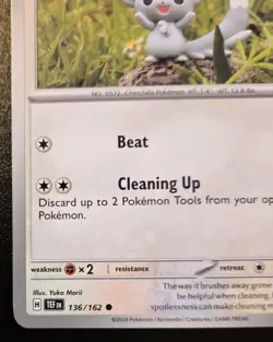 Minccino 136/162 Common Scarlet & Violet: Temporal Forces Pokemon TCG - Image 4