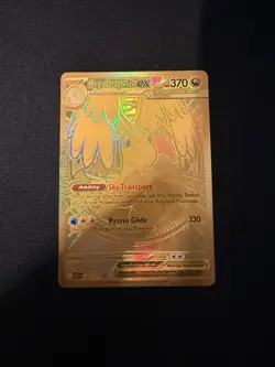 Pokemon TCG Ascended Heroes Mega Dragonite Ex Gold Hyper Rare 295/217 Near Mint - Image 1