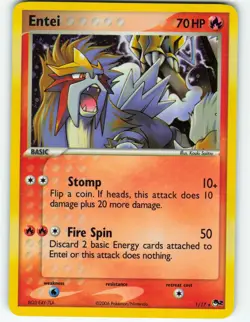 Entei - Holo - 1/17 POP Series 2 - Pokemon TCG - 2006 - Image 1