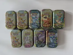 Pokemon TCG Prismatic Evolutions Mini Tins X 9 BRAND NEW & SEALED - Image 1
