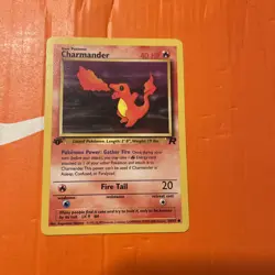 Pokemon TCG Charmander 50/82 Team Rocket 1st Edition common WOTC vintage - Image 3