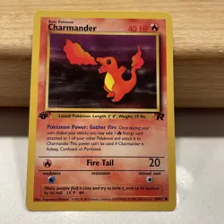 Pokemon TCG Charmander 50/82 Team Rocket 1st Edition common WOTC vintage - Image 5