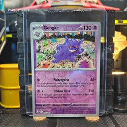 Gengar 151 Reverse Holo Pokemon TCG 094/165 Scarlet & Violet Rare - Image 1