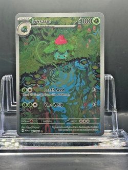 Pokemon TCG Ivysaur Scarlet Violet-151 Holo Card 167/165 IR English NM - Image 1