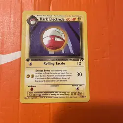 Pokemon TCG Dark Electrode 34/82 Team Rocket First Editionuncommon WOTC vintage - Image 3