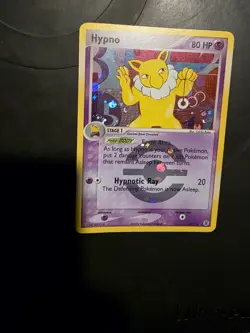 Pokemon TCG Hypno 25/112 and Drowsee 32/112 Reverse Holo FireRed & LeafGreen - Image 1