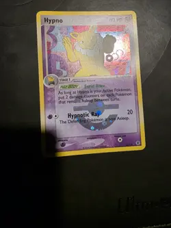 Pokemon TCG Hypno 25/112 and Drowsee 32/112 Reverse Holo FireRed & LeafGreen - Image 5