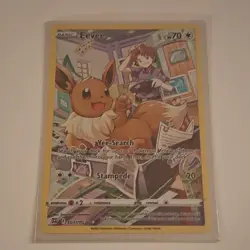 Pokemon Eevee TG11/TG30 Ultra Rare Holo Brilliant Stars Trainer Gallery English - Image 1