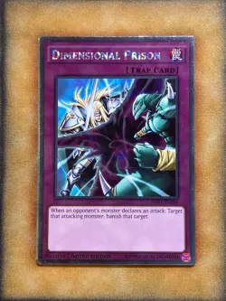 Yugioh Dimensional Prison NKRT-EN034 Platinum Rare Limited Edition NM - Image 1