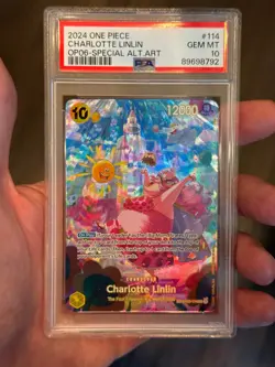 PSA 10 Charlotte Linlin #114 OP06 (SP Alt Art) 2024 One Piece - Image 1