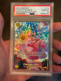 PSA 10 Charlotte Linlin #114 OP06 (SP Alt Art) 2024 One Piece - Image 2