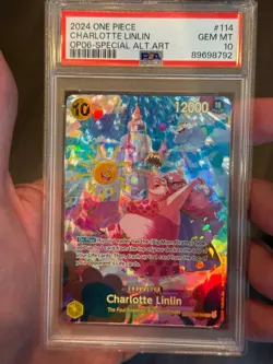 PSA 10 Charlotte Linlin #114 OP06 (SP Alt Art) 2024 One Piece - Image 5