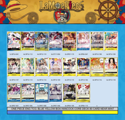 ONE PIECE ENG TCG: BLUE YELLOW BOA HANCOCK CORE DECK 80 CARD NEAR MINT - Image 1